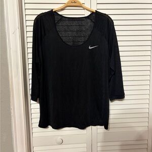 Nike Women's Black Long Sleeve Top